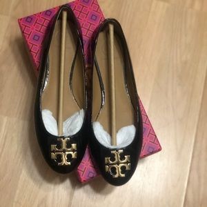 Tory Burch Black Patent flats